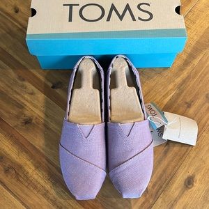 NIB Toms Alpargata Elderberry Heritage Canvas Size 9